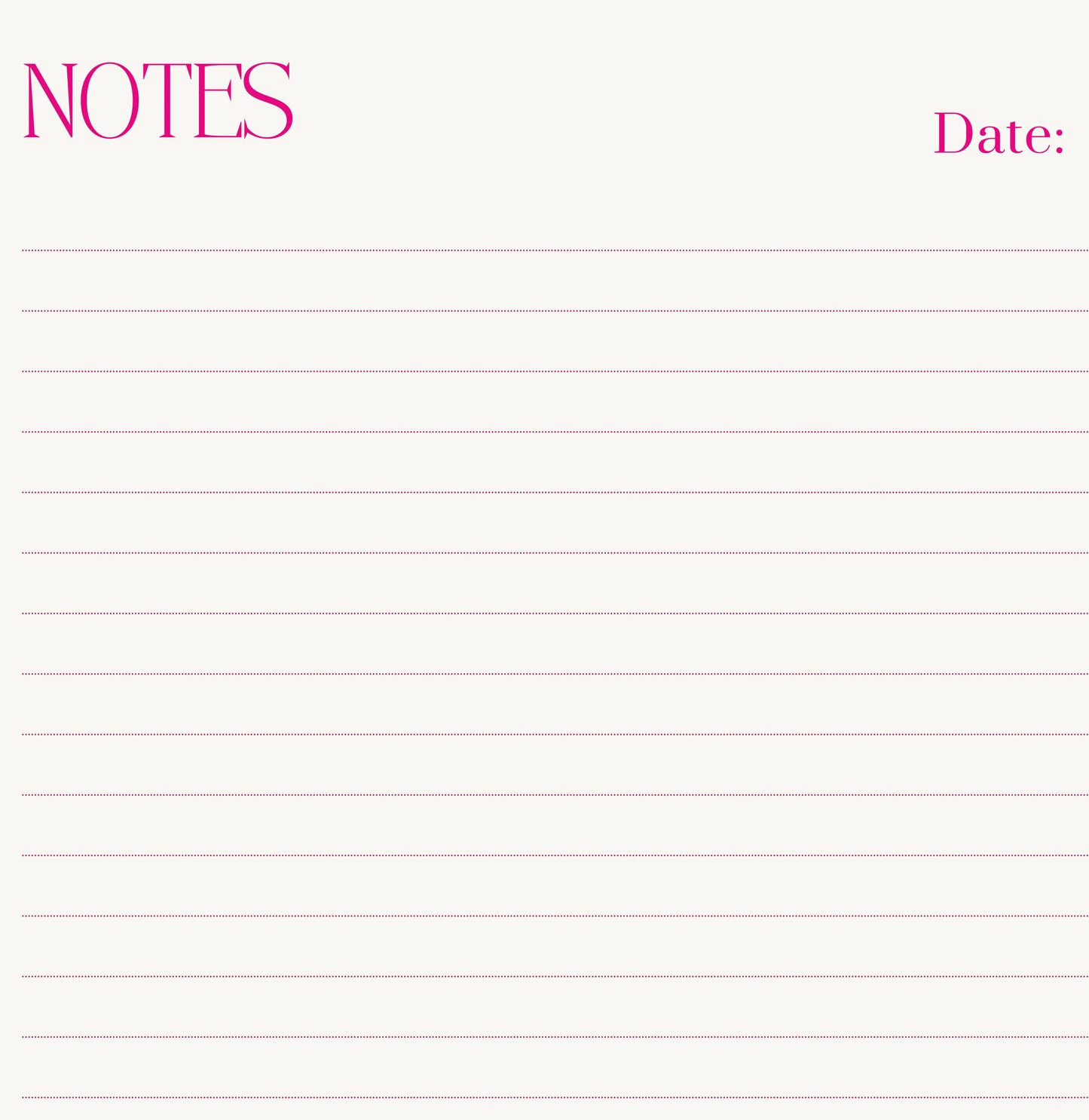 Notes Download